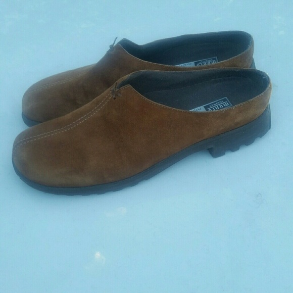 Munro Suede Clogs EUC Cognac color EUC 7.5 N - Picture 4 of 4